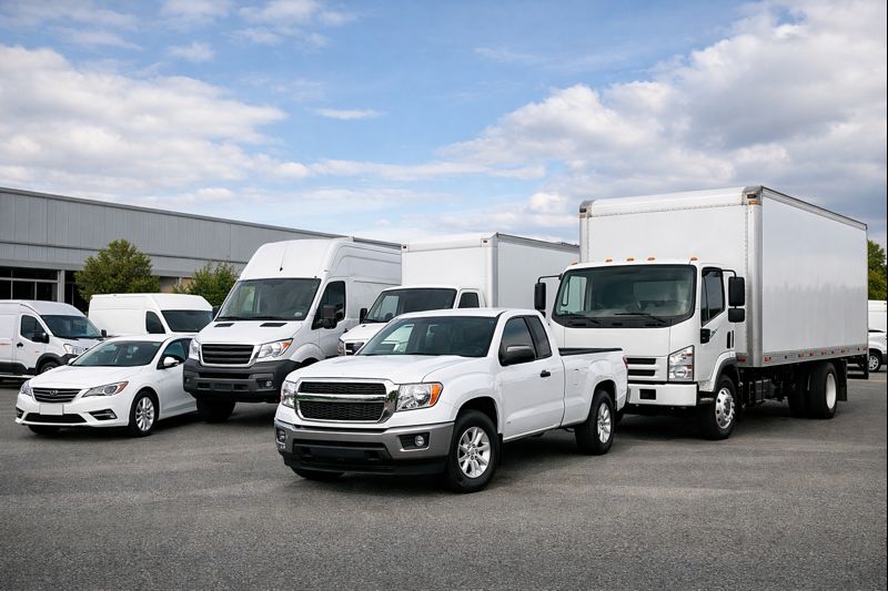 Fleet and commercial vehicles serviced at A7 Mechanic